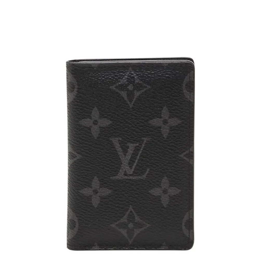 Louis Vuitton Monogram Eclipse Organizer de Poche Card Case Pass Case Black